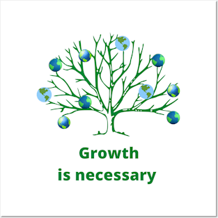 Growth is necessary Posters and Art